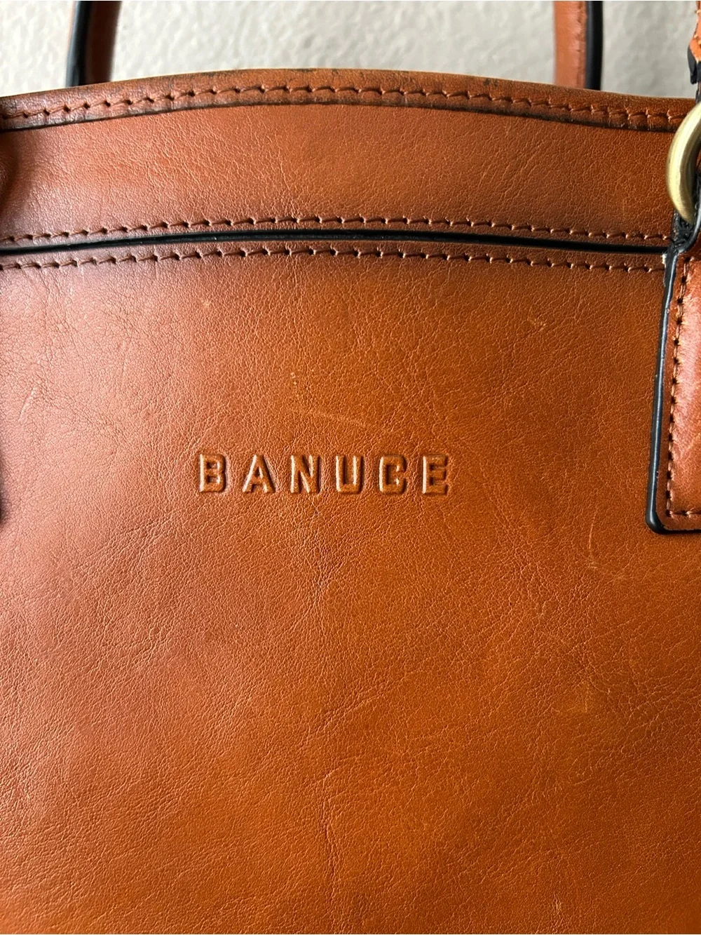 Banuce Italian Chest Nuts Full Grain Leather Multi-purpose Briefcase for Women